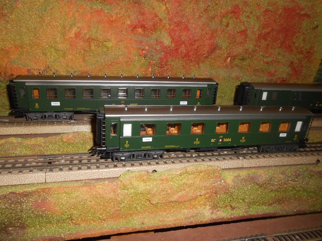 Märklin 42385, Zwitserse old timer personentrein set, nieuw, Wisselstroom, Treinset, Nieuw, Ophalen of Verzenden