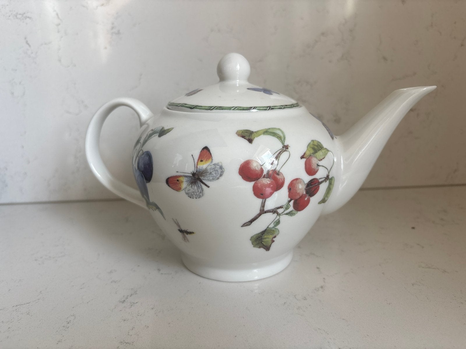 Theepot Janneke Brinkman Fruit & Flowers - Nieuwstaat, Huis en Inrichting, Keuken | Servies, Overige merken, Nieuw, Ophalen of Verzenden