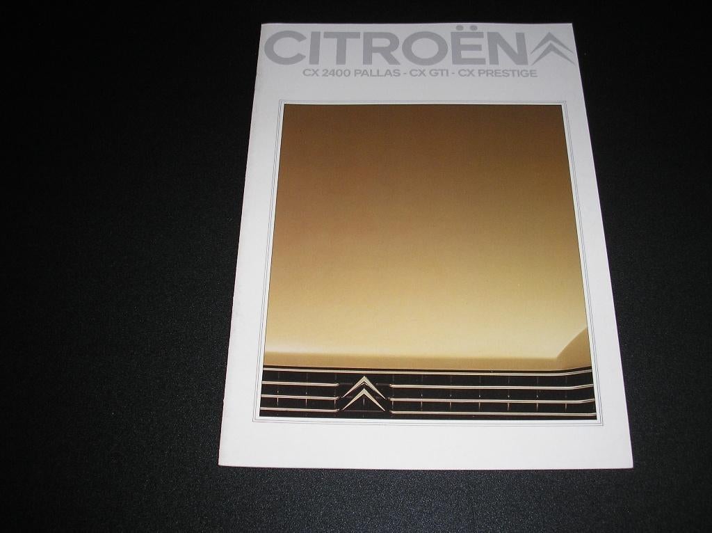 Citroën CX 2400 Pallas, CX GTI, CX Prestige, najaar 1980, Ophalen of Verzenden, Zo goed als nieuw, Citroën