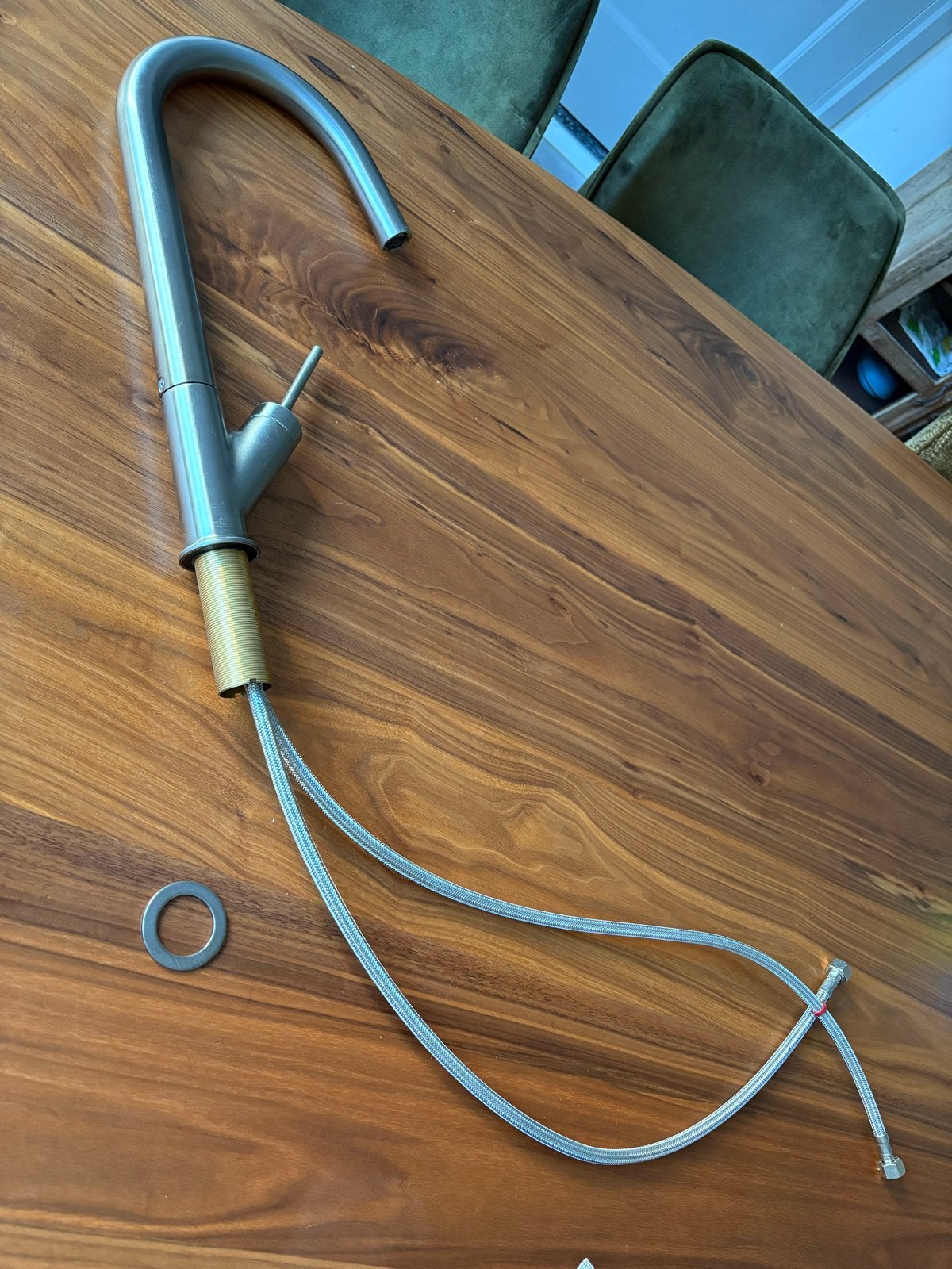 Hansgrohe AXOR Starck Eengreeps Keukenmengkraan, Zilver, Ophalen of Verzenden, Metaal, Overige merken
