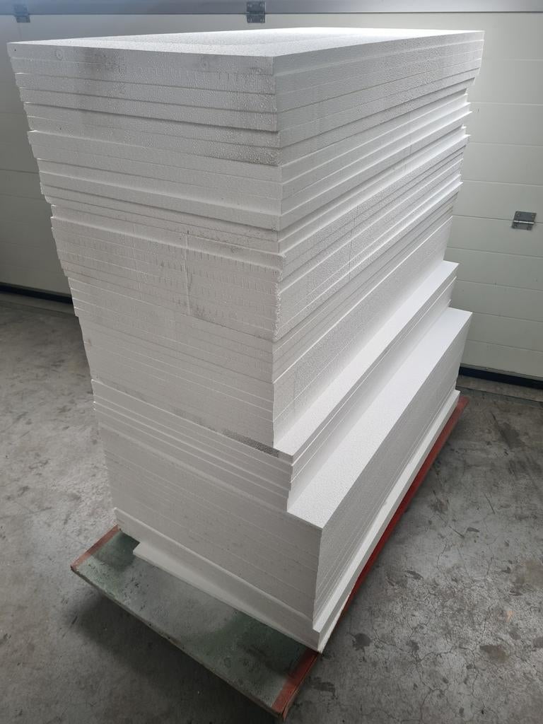 Piepschuim platen á 2 cm dik. 26m2, Zo goed als nieuw, 15 m² of meer, Piepschuim (Tempex), Ophalen