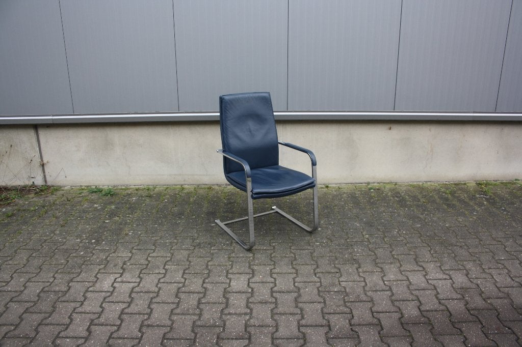 Luxe en comfortabele Sitag vergader-/eetkamerstoelen (10x), Ophalen, Modern design, Gebruikt, Blauw