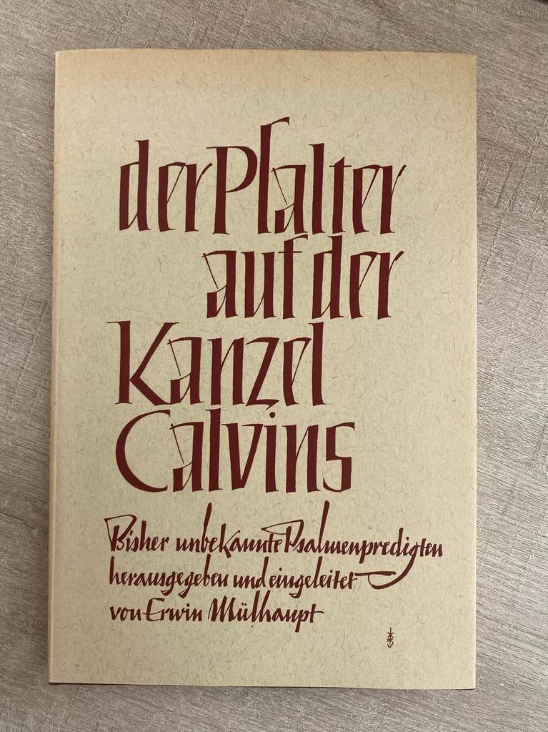 Der Psalter auf der Kanzel Calvins - Nieuw, Boeken, Ophalen of Verzenden, Nieuw, Christendom | Protestants