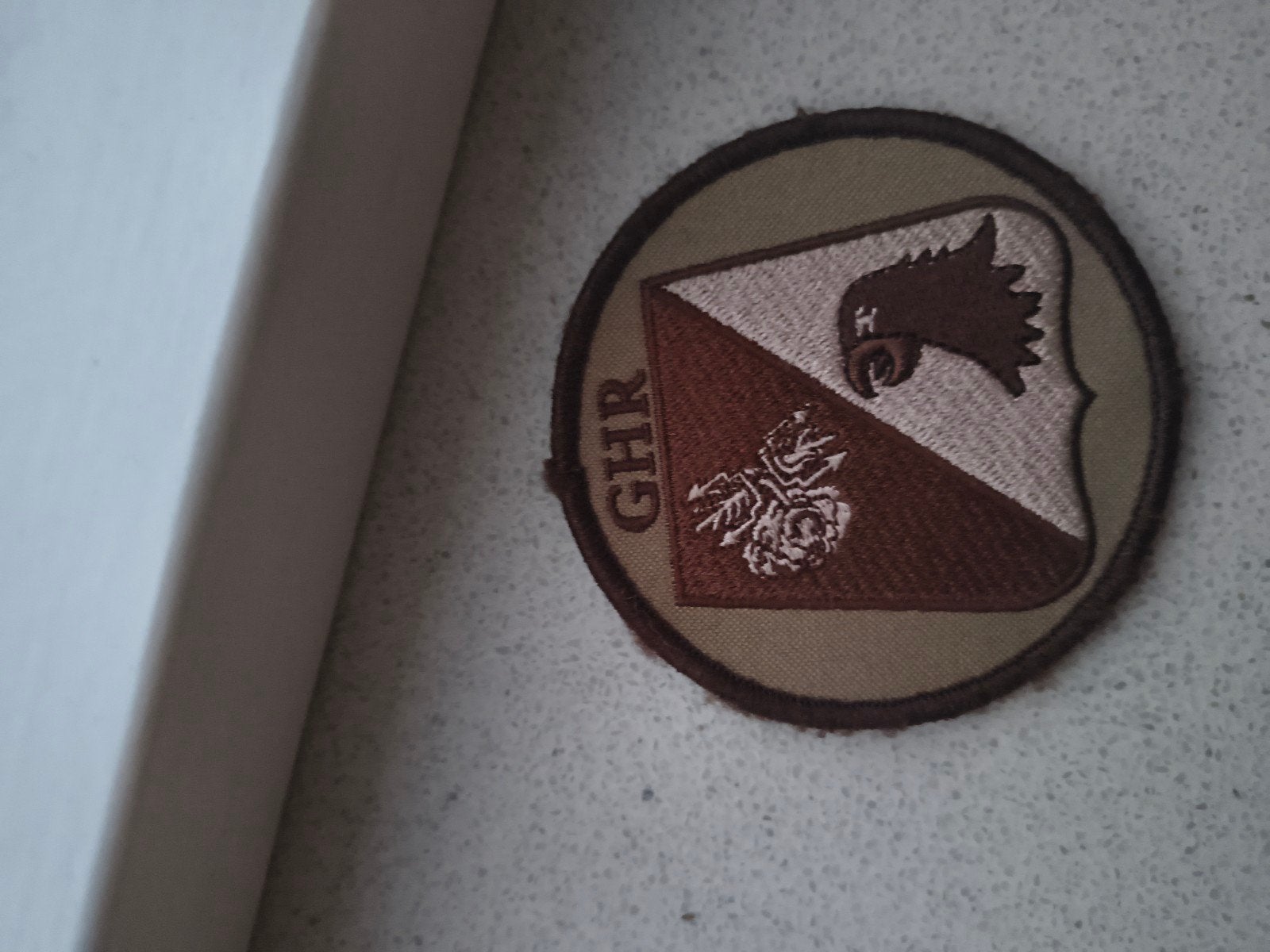 GHR Embleem/Badge - Landmacht, Ophalen of Verzenden, Landmacht, Nederland, Embleem of Badge