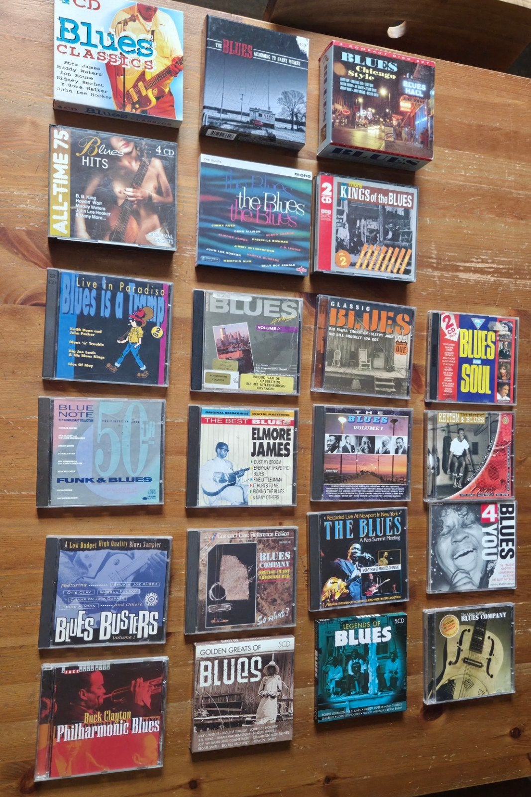 Prachtige Partij Blues CD's & Boxsets (Elmore James, Blues B, Ophalen of Verzenden, Blues, Boxset