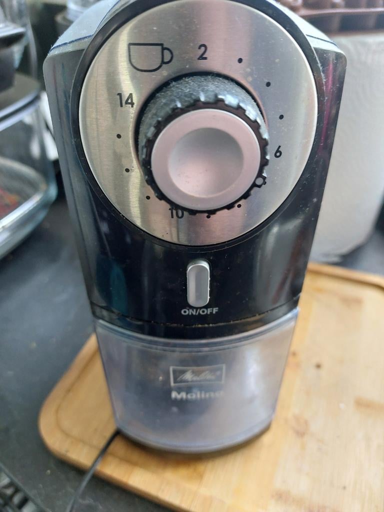 Melitta koffie maalapparaat, Ophalen of Verzenden, Zo goed als nieuw, Melitta, Koffiebonen