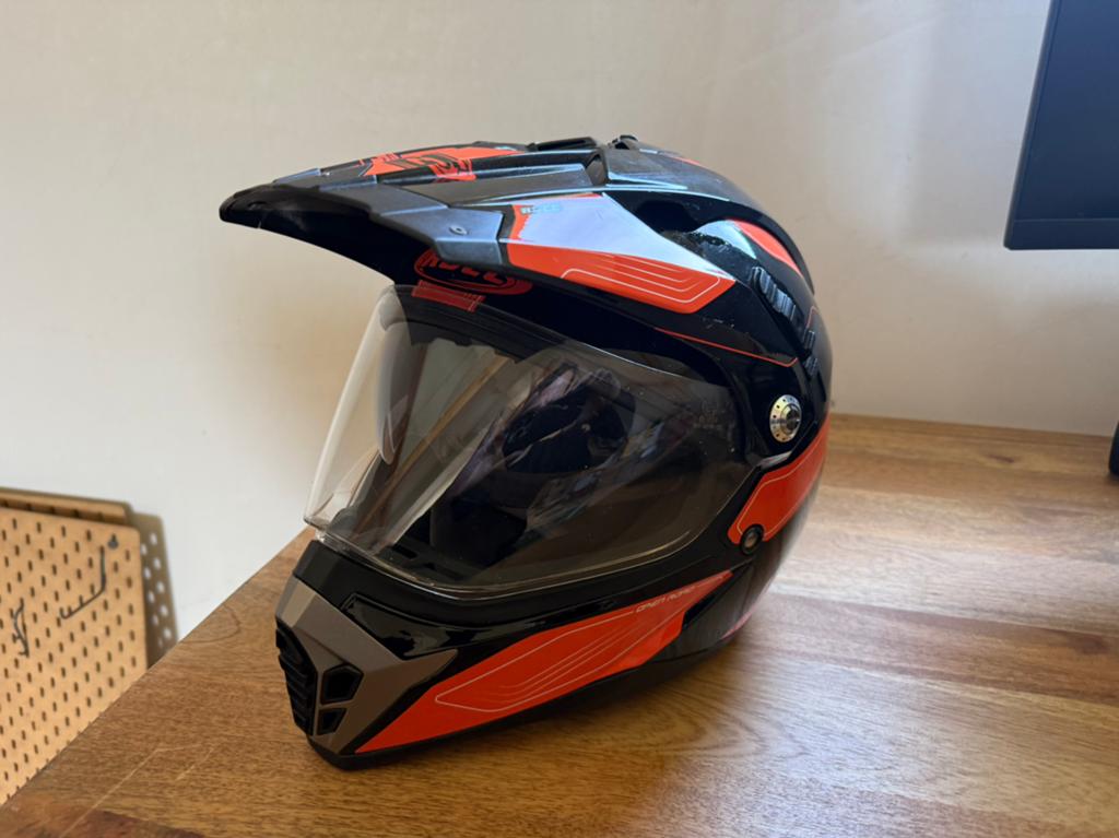 Rocc MX455 Cross/Enduro Helm - Zwart/Oranje, Tweedehands, Ophalen, Overige merken, Heren
