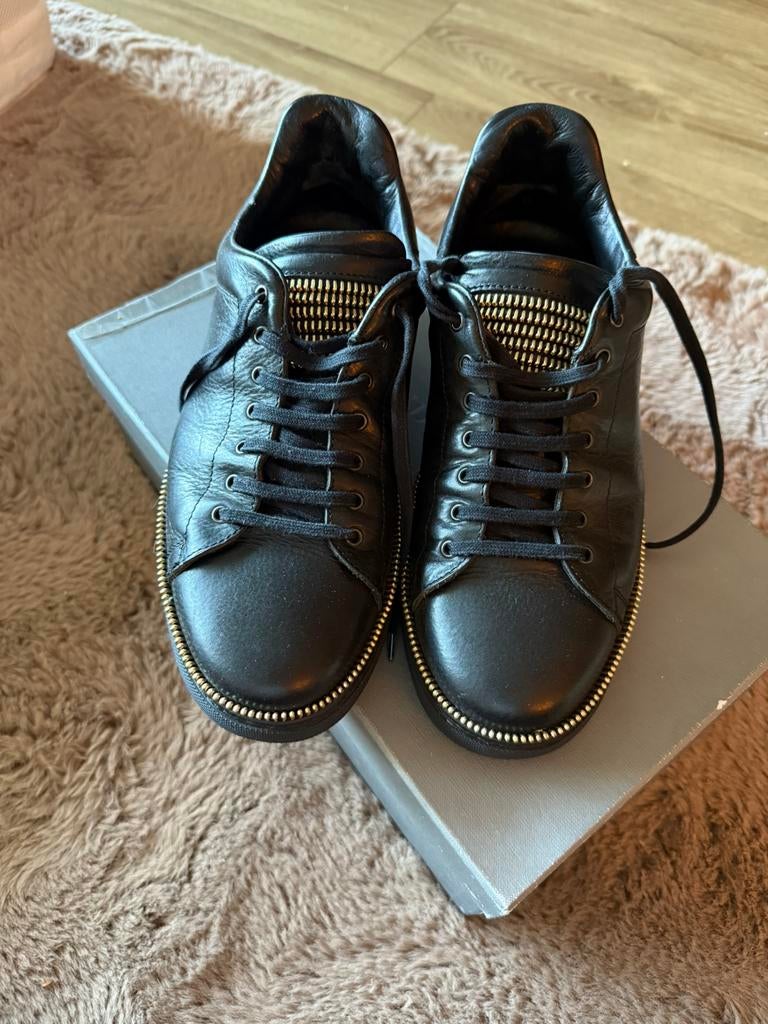 Alexander McQueen zip around sneakers maat 41, Zwart, Ophalen of Verzenden, Sneakers of Gympen, Zo goed als nieuw