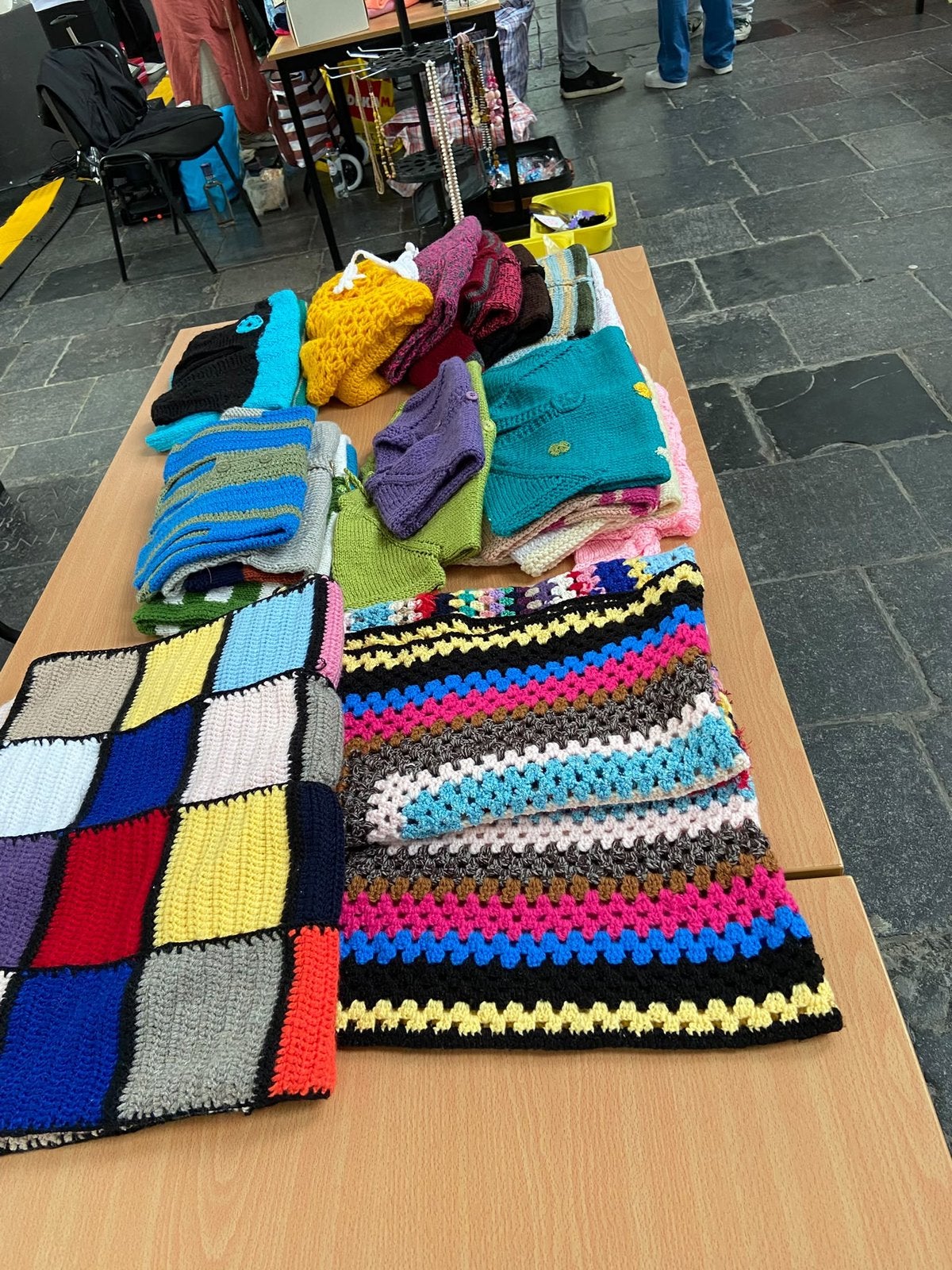 Handgebreide trui kınderen, Ophalen, 120 cm of meer, Zo goed als nieuw, Katoen