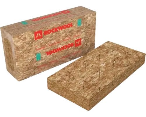 6x Rockwool steenwol isolatie 1200x600x50 mm, Ophalen, 4 tot 8 cm, Muurisolatie, Nieuw