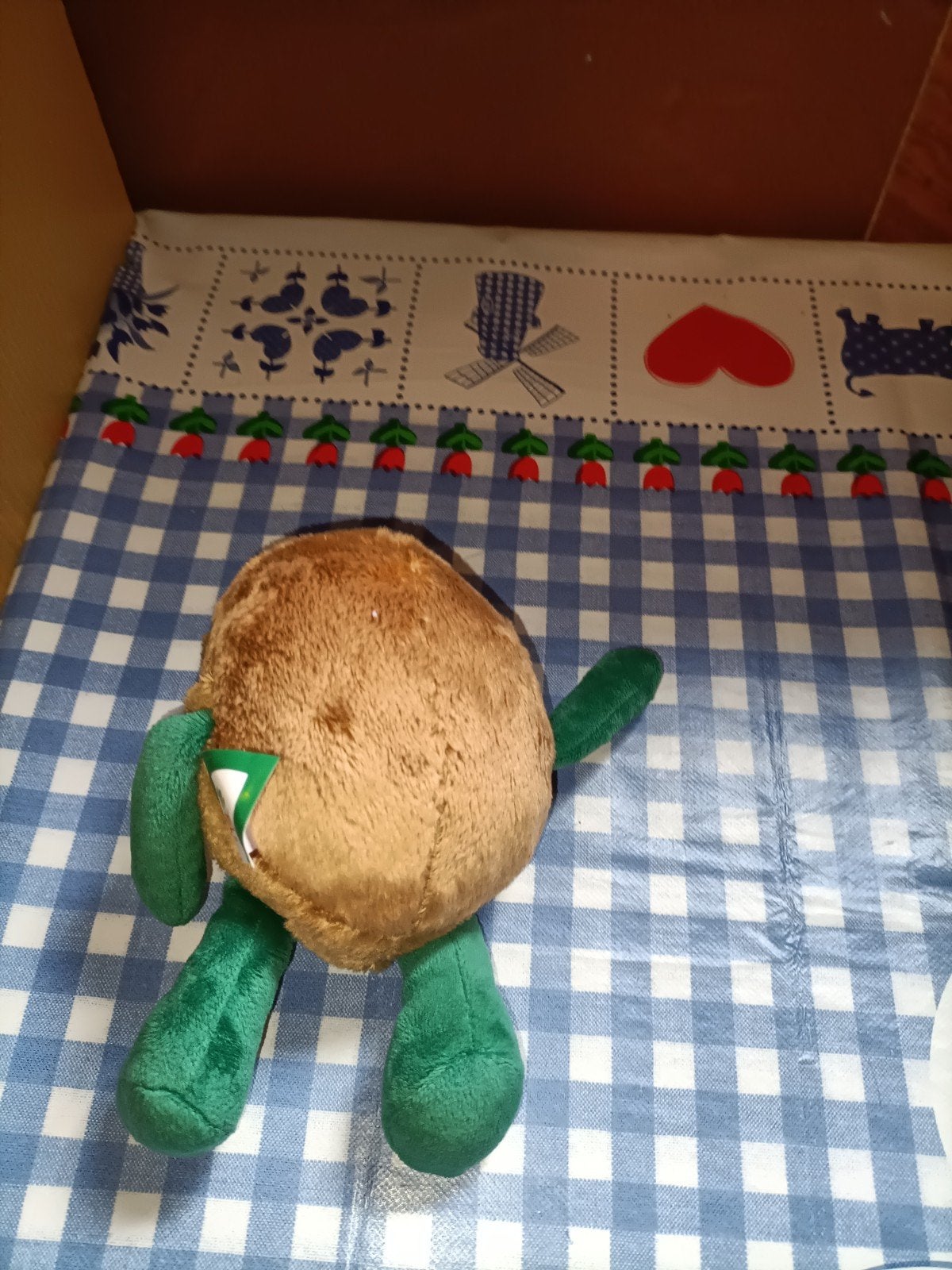 Zespri kiwi knuffel geel 16 cm groot, Ophalen of Verzenden, Zo goed als nieuw, Versiering