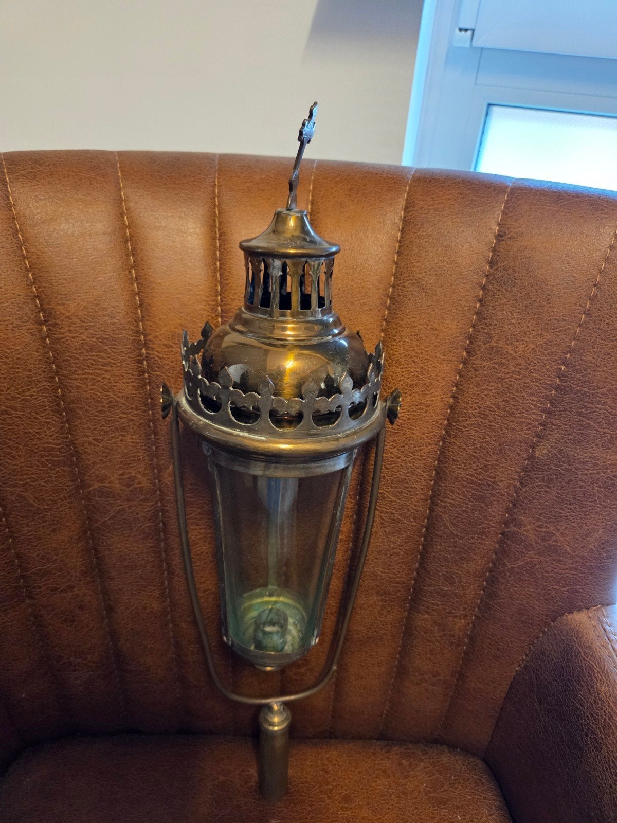 antieke processie lamp, Ophalen of Verzenden