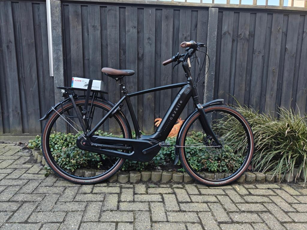 Gazelle Grenoble C8+ HMB, Fietsen en Brommers, Fietsen | Heren | Herenfietsen, Ophalen, Versnellingen, Zo goed als nieuw, Schijfrem