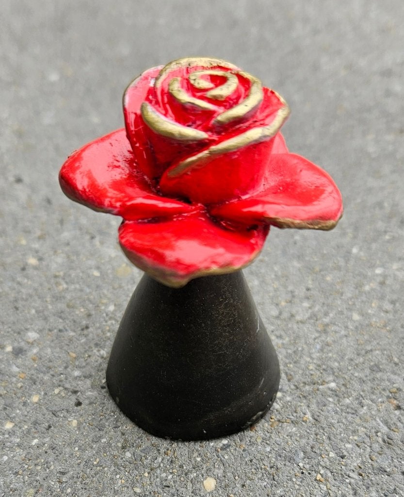 mini urn / asurn / RODE ROOS/ brons, Nieuw, Info@huisentuindecoratiemarie.nl, Huis en tuin decoratie marie, Peize