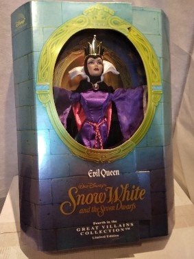 Mattel 1998 Disney Great Villains Collection Evil Queen, Verzamelen, Ophalen of Verzenden, Sneeuwwitje of Doornroosje, Nieuw, Beeldje of Figuurtje