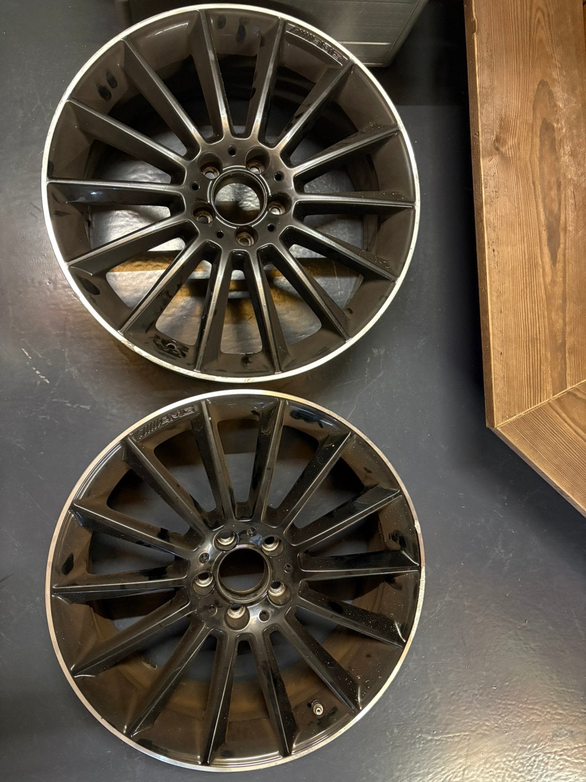 Mercedes velgen set 2 stuks, Auto-onderdelen, Ophalen, 19 inch, Zomerbanden, Velg(en)