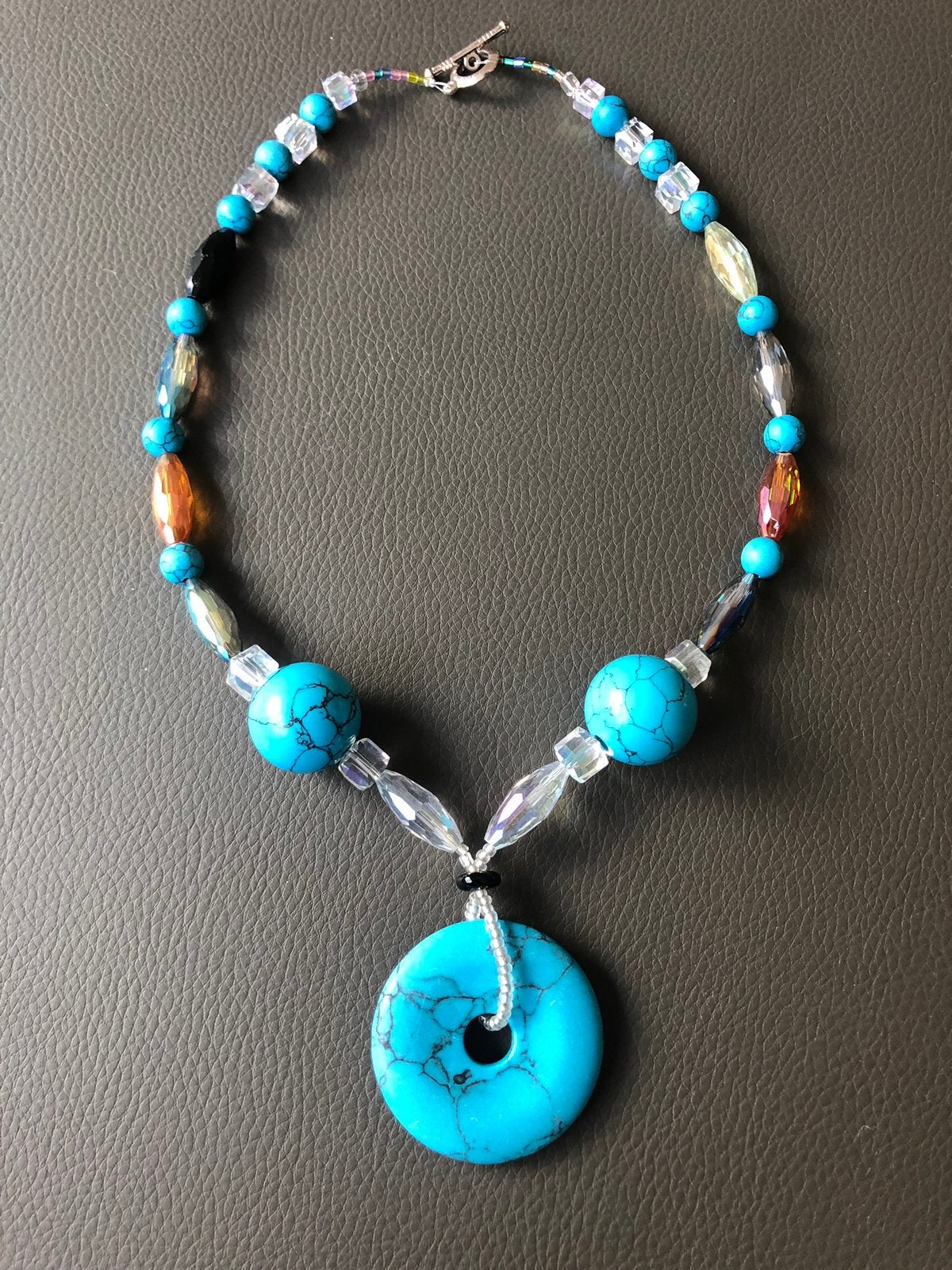 Howliet Turquoise ketting, Blauw, Nieuw, Ophalen of Verzenden, Steen of Mineraal