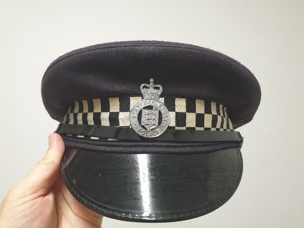 Rare States of Jersey Police cap, Verzamelen, Militaria | Algemeen, Verzenden, Amerika, Mes of Dolk
