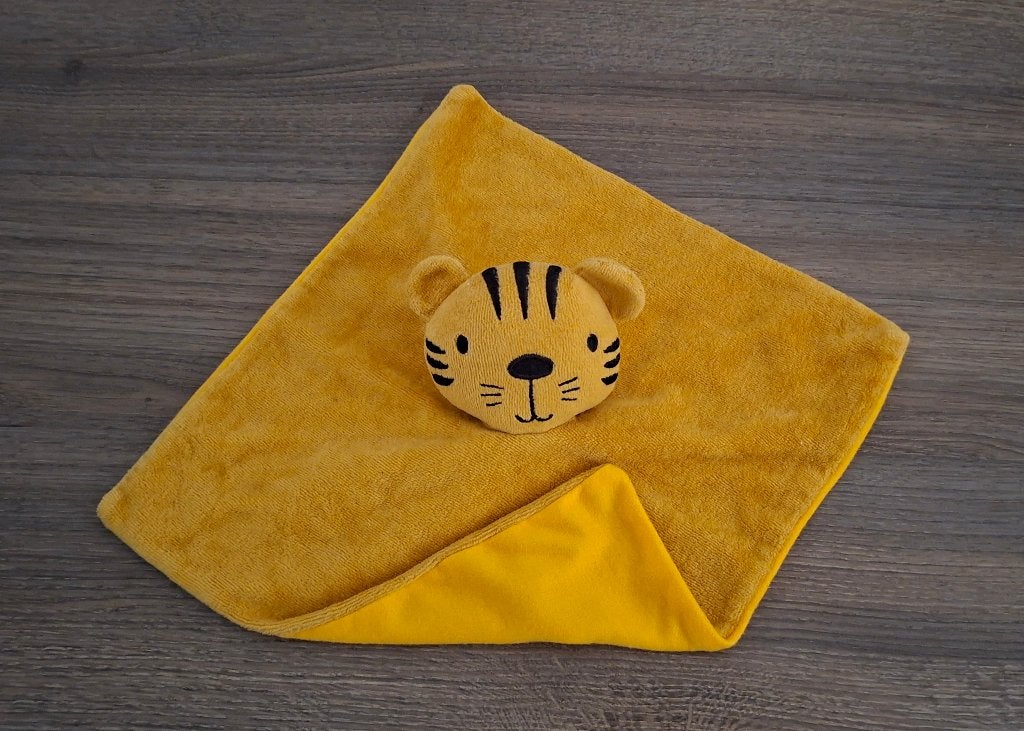 Knuffeldoekje, Knuffel van Bambino, Tijger, Tijgertje, Ophalen of Verzenden, Zo goed als nieuw, Meerkleurig, Wasbaar