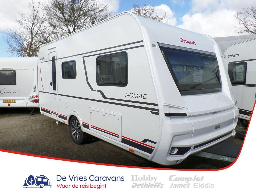 Dethleffs Nomad 460 EL First Edition, Caravans en Kamperen, Standaardzit, Bedrijf, Tot en met 3, Dethleffs