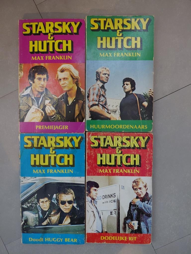 Vier Pockets Starsky & Hutch, Ophalen of Verzenden, Gelezen, Tv-serie