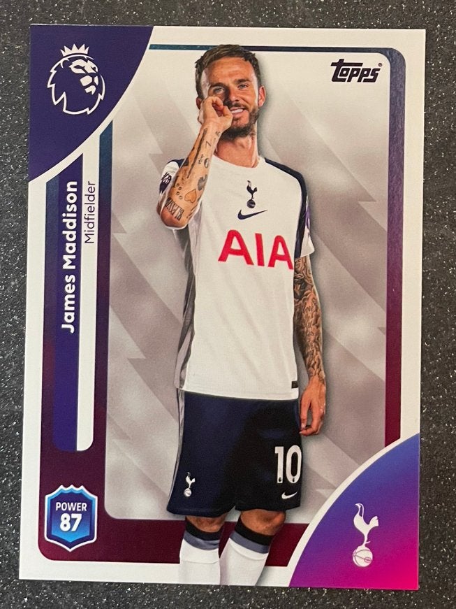 Topps Premier League 25/26    MADDISON    TOTTENHAM, Verzenden, Zo goed als nieuw, Plaatje