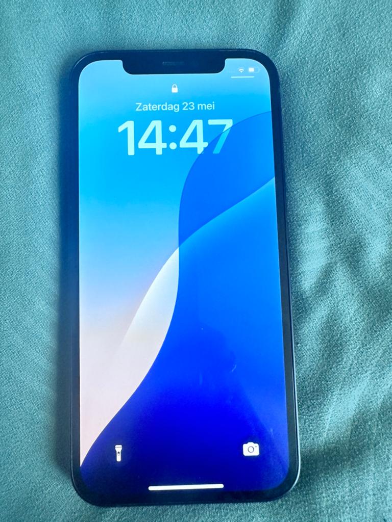 Iphone 12 - 64GB, Ophalen, Zwart, Zo goed als nieuw, IPhone 12