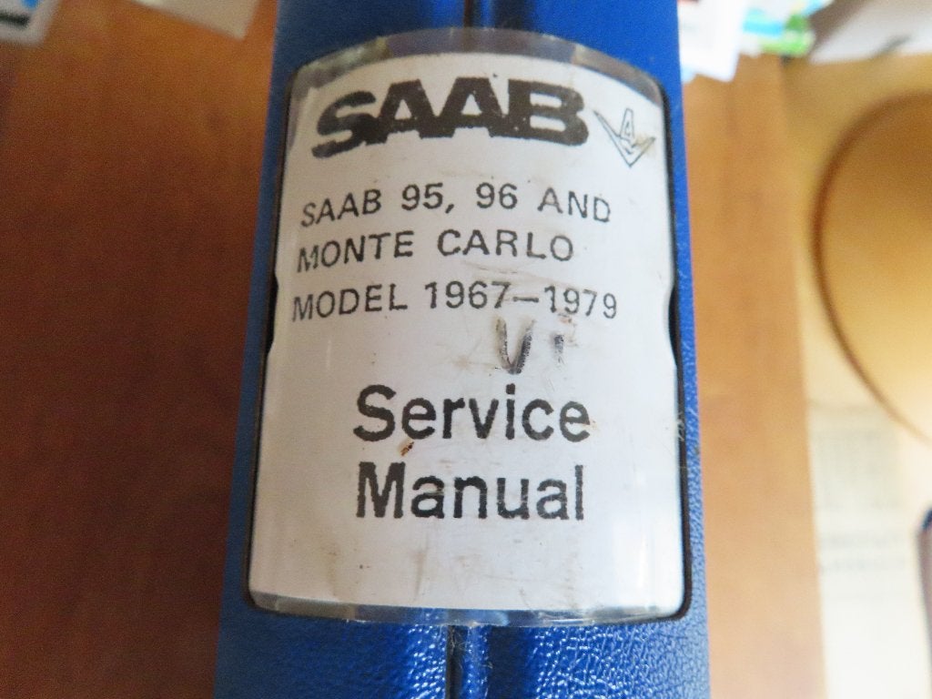 Werkplaatshandboek Saab 95, Saab 96, Saab Monte Carlo '67-79, Ophalen of Verzenden