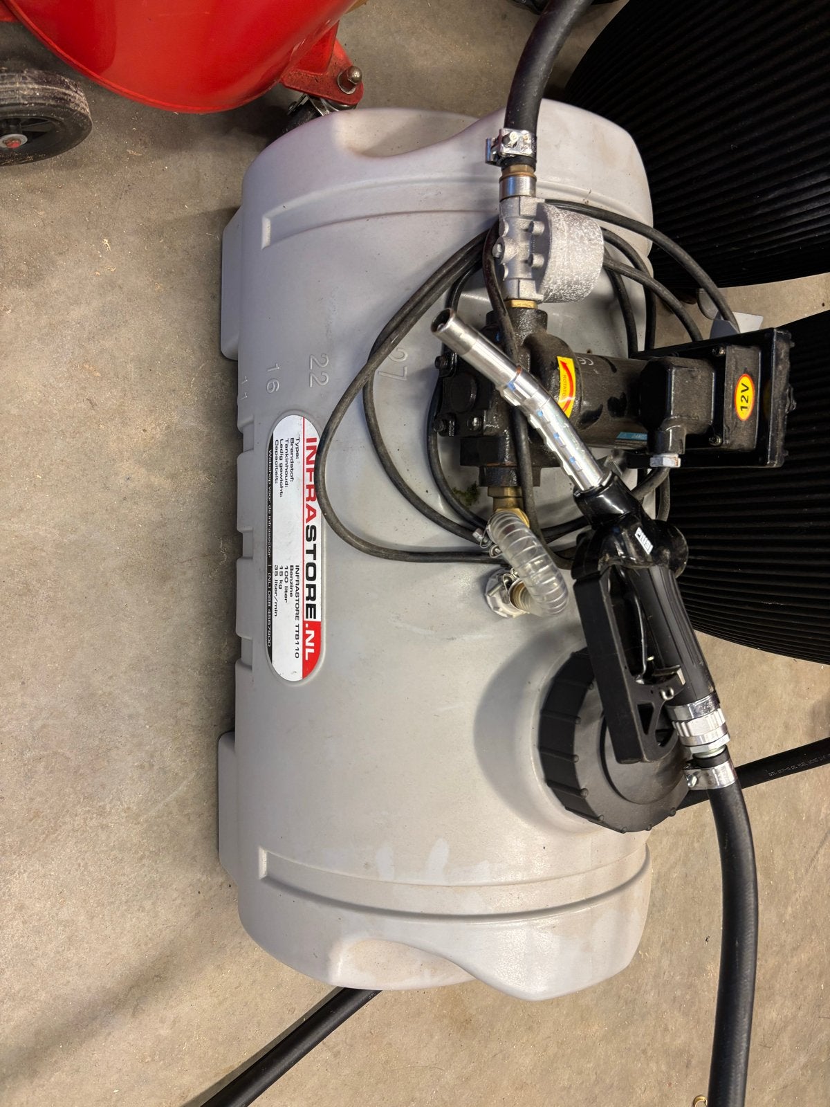 Infrastore TTB110 Benzine Transporttank 100L, Ophalen