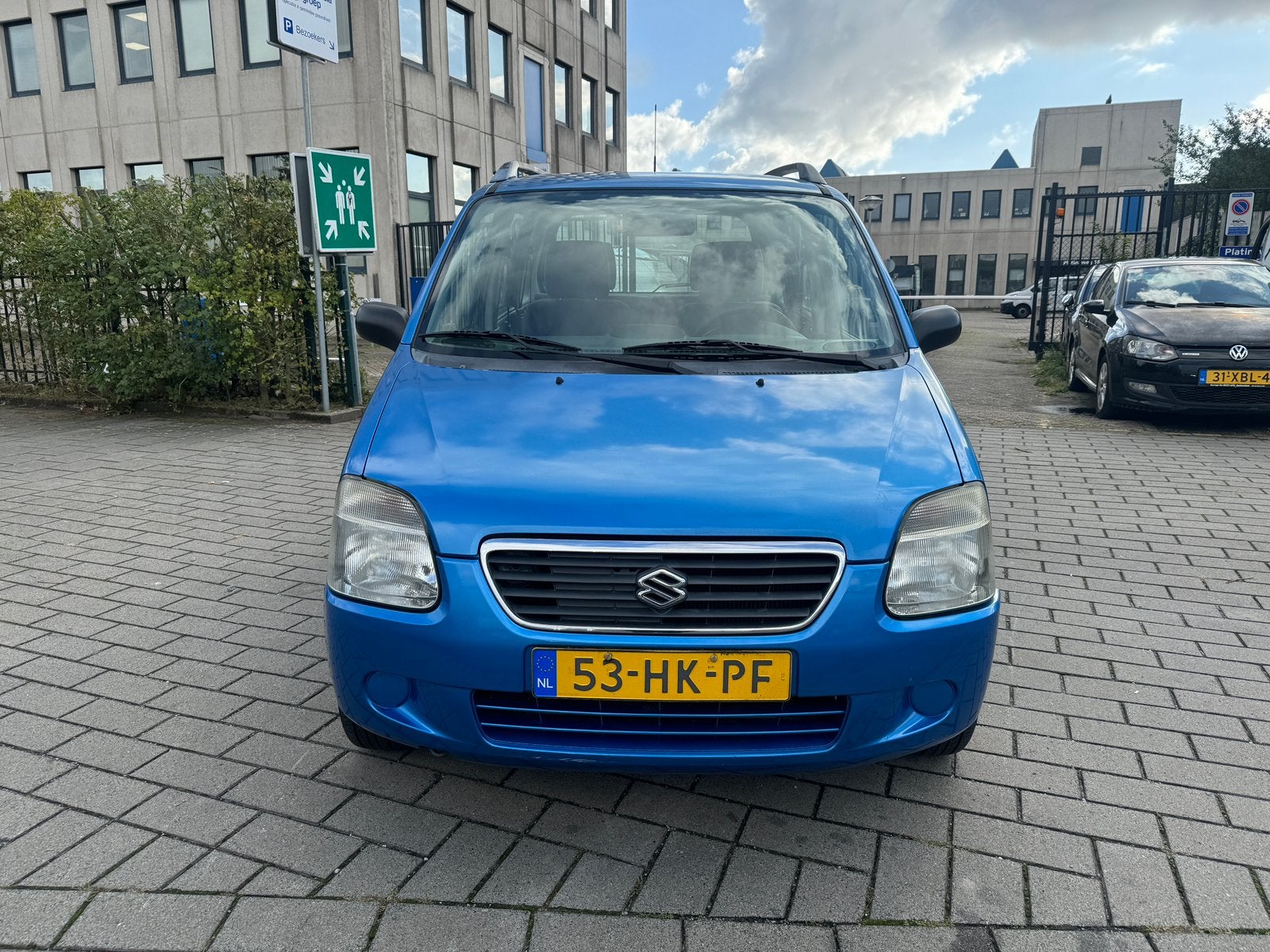 Suzuki Wagon R+ 1.3 AUT 2001 Blauw unieke stand, Auto's, Stof, 40 €/maand, Zwart, 905 kg