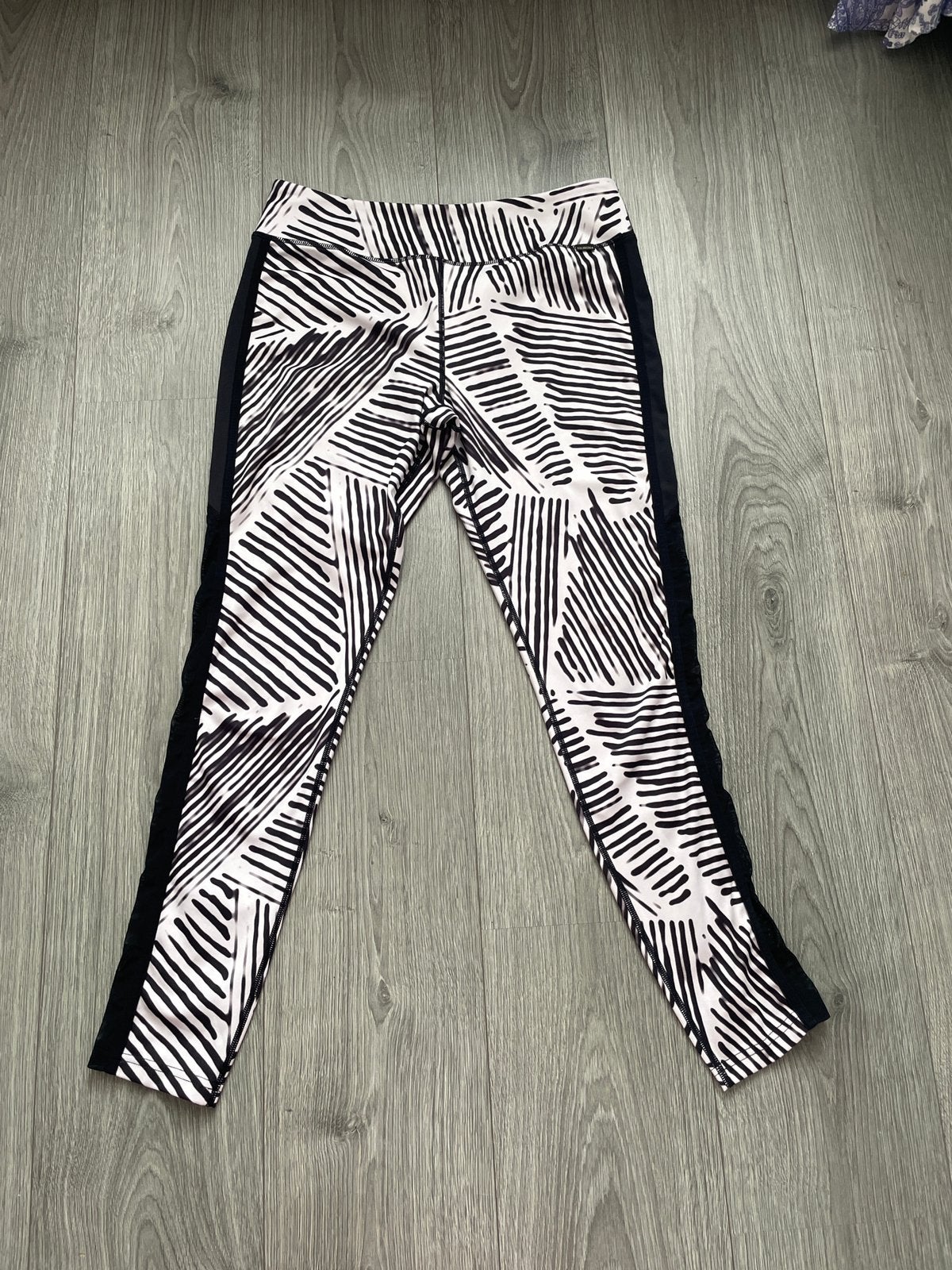goldbergh dames zwart witte sport legging maat L, Zwart, Maat 42/44 (L), Ophalen of Verzenden, Fitness of Aerobics