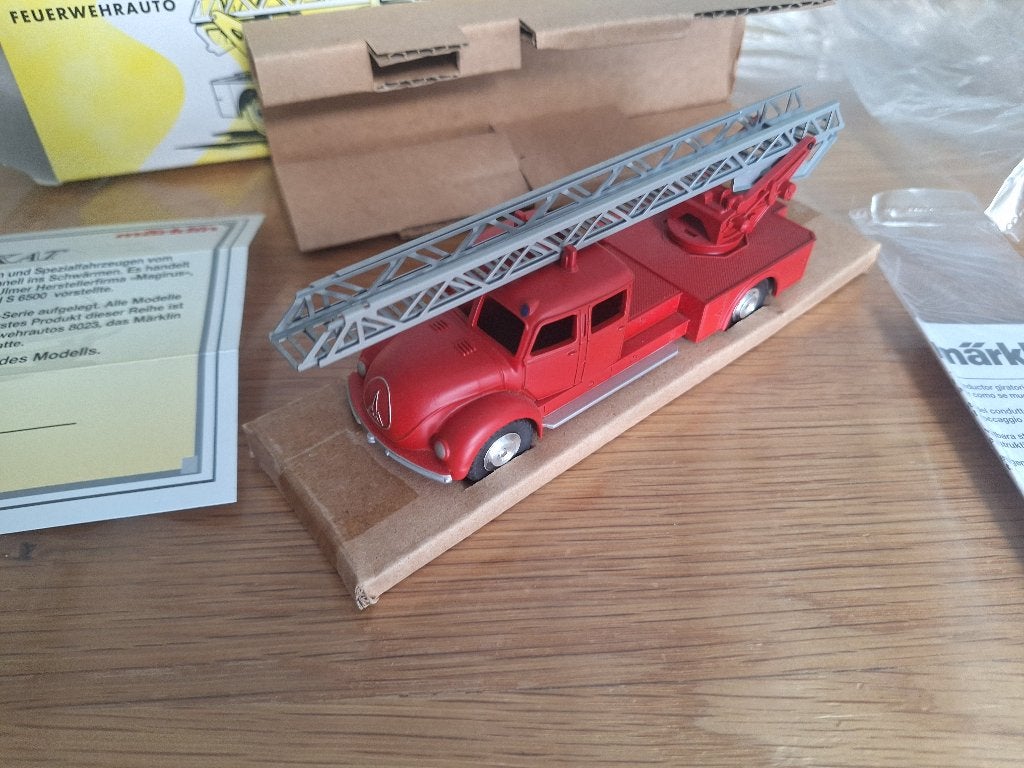 Marklin Brandweer auto, Ophalen, Zo goed als nieuw, Auto, Overige merken