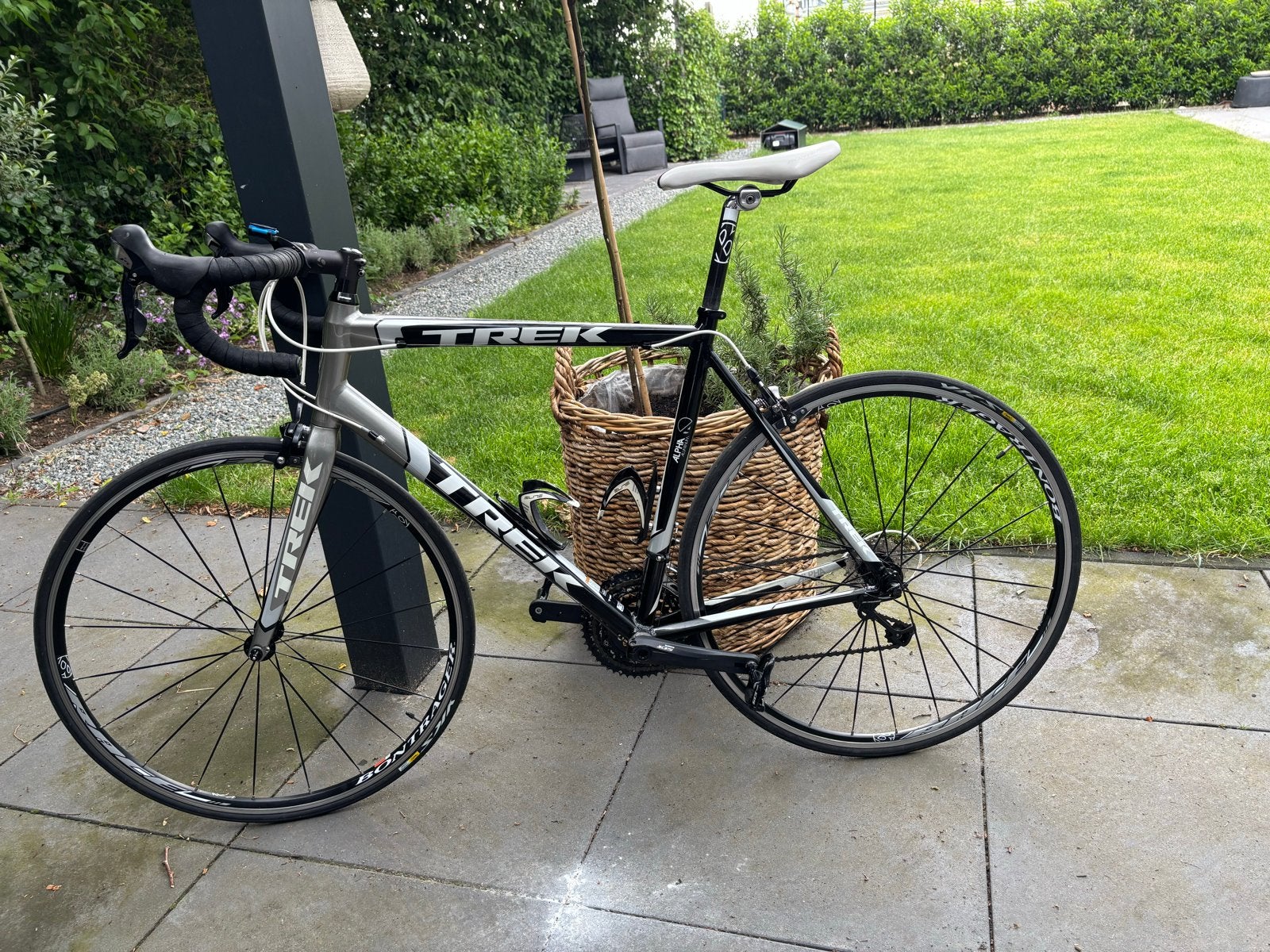 Trek Racefiets (Maat 60) - Alpha 2.3 bontrager - Shimano 105, Fietsen en Brommers, Fietsen | Racefietsen, 28 inch, Gebruikt, Velgrem