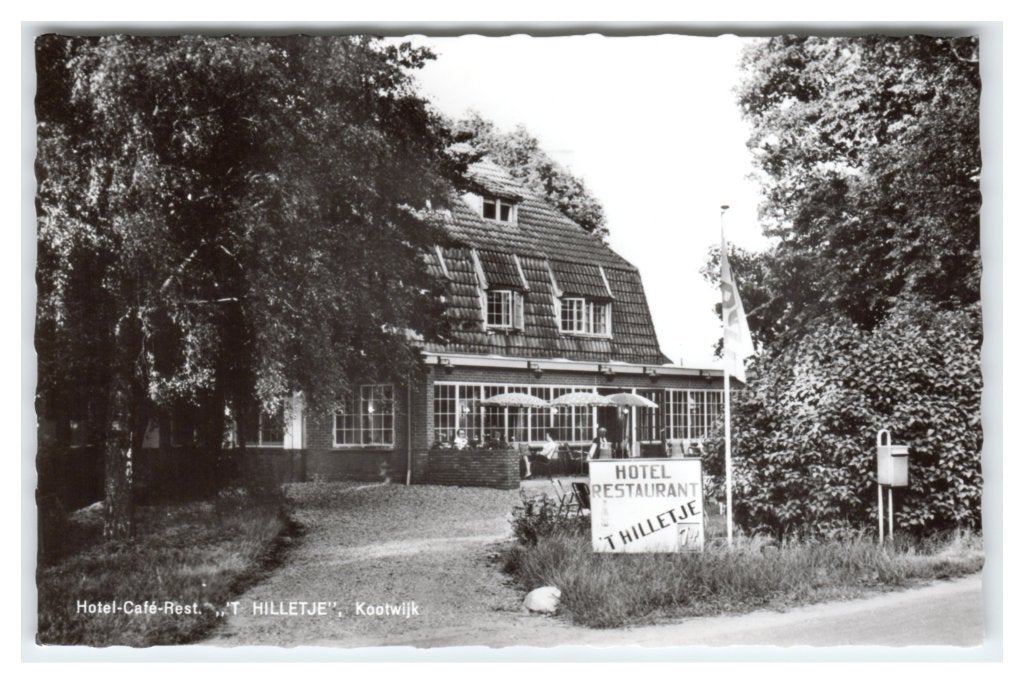 Kootwijk, Hotel-Café-Restaurant "t Hilletje", Ophalen of Verzenden, 1960 tot 1980, Ongelopen, Gelderland