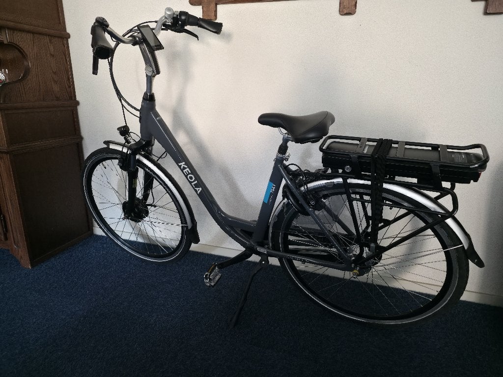 Keola 704F Elektrische damesfiets met lege instap, Ophalen, Gebruikt, 30 tot 50 km per accu, Overige merken