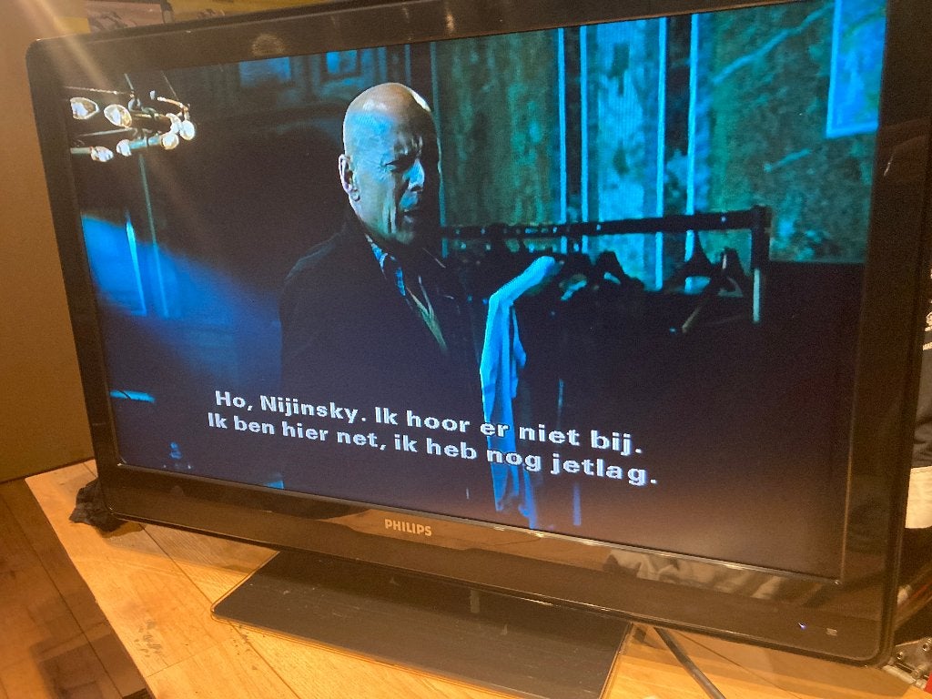 Philips 42 inch 106 cm televisie en Jukebox media opslag, Ophalen, Philips, Gebruikt, 50 Hz
