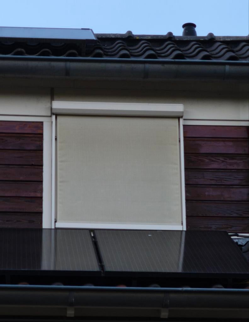 Tekoop Zonnescherm Screens, Tuin en Terras, Minder dan 150 cm, Ophalen, Gebruikt, Screen