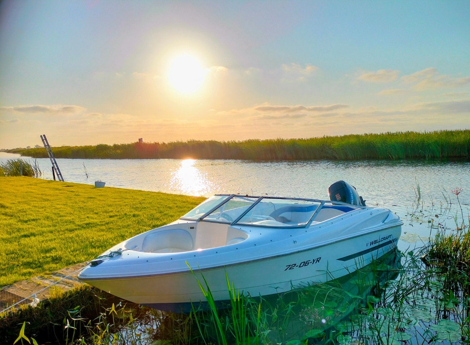 Wellcraft Excel 18dx 115pk 4-takt inc trailer, Watersport en Boten, Ophalen, Elektrische start, 70 tot 120 pk, Zo goed als nieuw