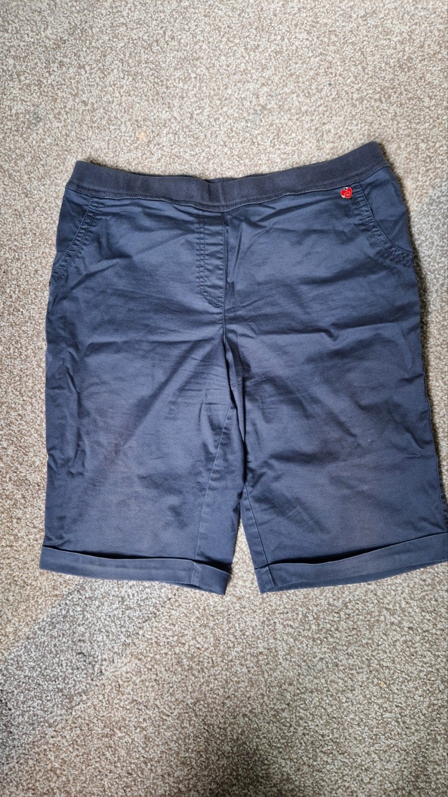 Korte broek Relaxed by Toni maat 42 elastische tailleband, Kleding | Dames, Kort, Blauw, Maat 42/44 (L), Ophalen of Verzenden
