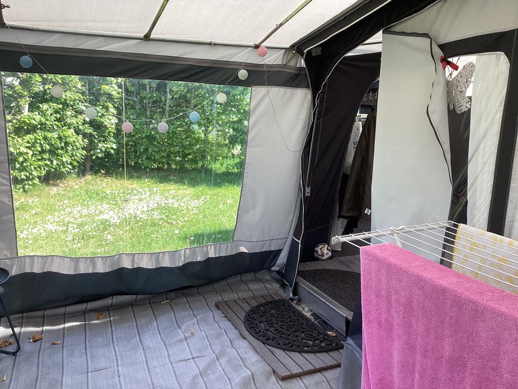 Te koop Caravan Dethleffs Camper uit 2008, Caravans en Kamperen, Voortenten en Luifels, Ophalen, Gebruikt, Dorema