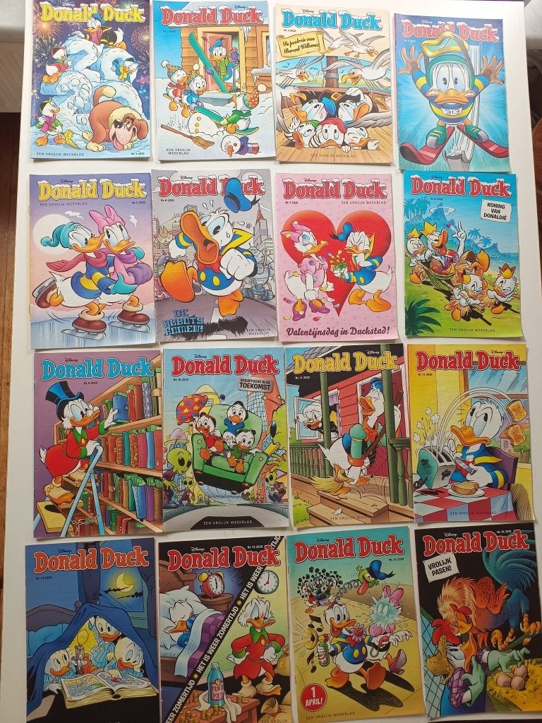 Donald Duck complete jaargang 2020, Complete serie of reeks, Ophalen of Verzenden, Gelezen