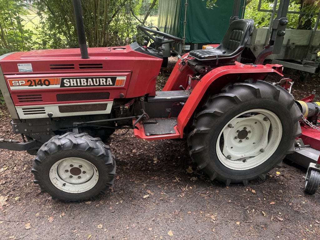 Traktor met weidebloter, Ophalen, Gebruikt