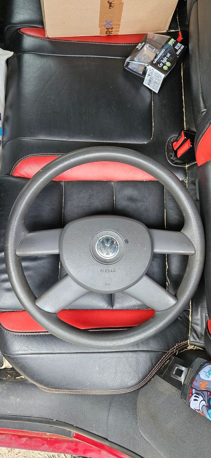 Volkswagen stuur met airbag, Auto-onderdelen, Ophalen of Verzenden, Gebruikt, Volkswagen