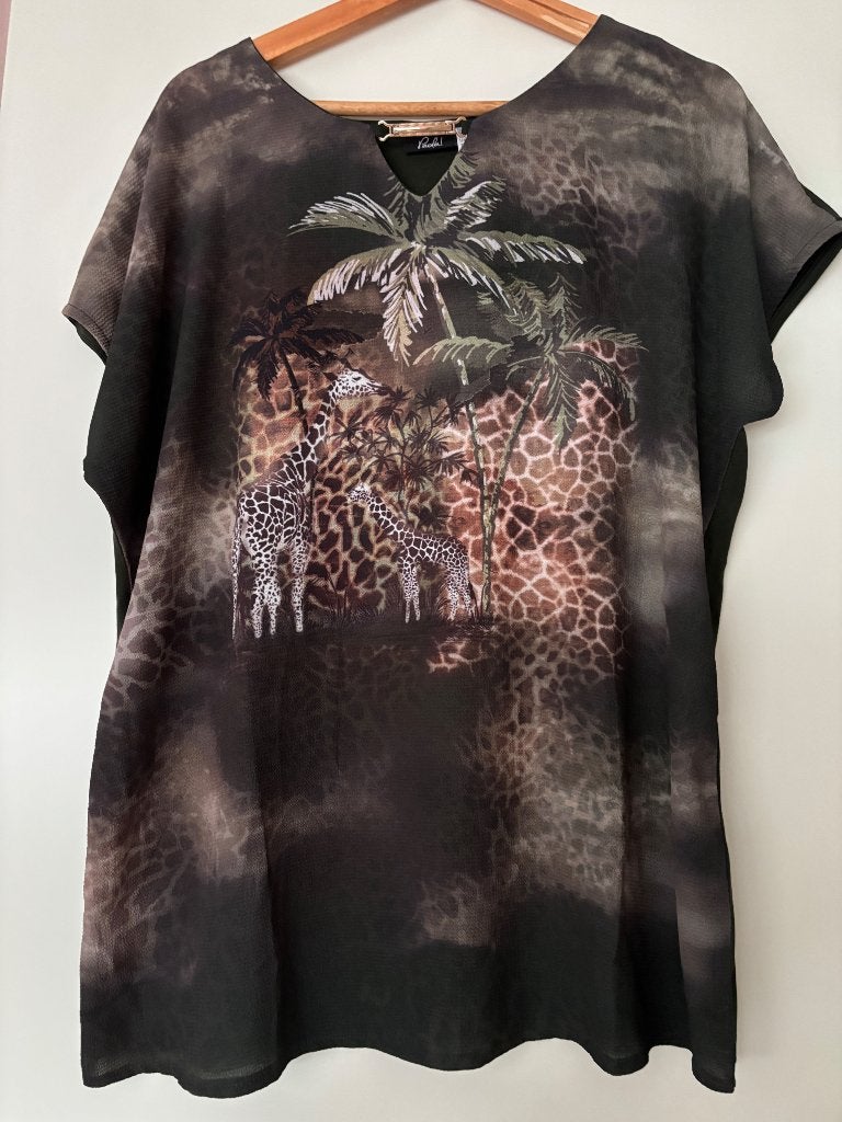 Shirt met giraffen maat 46, Paola, Maat 46/48 (XL) of groter, Nieuw, Ophalen of Verzenden
