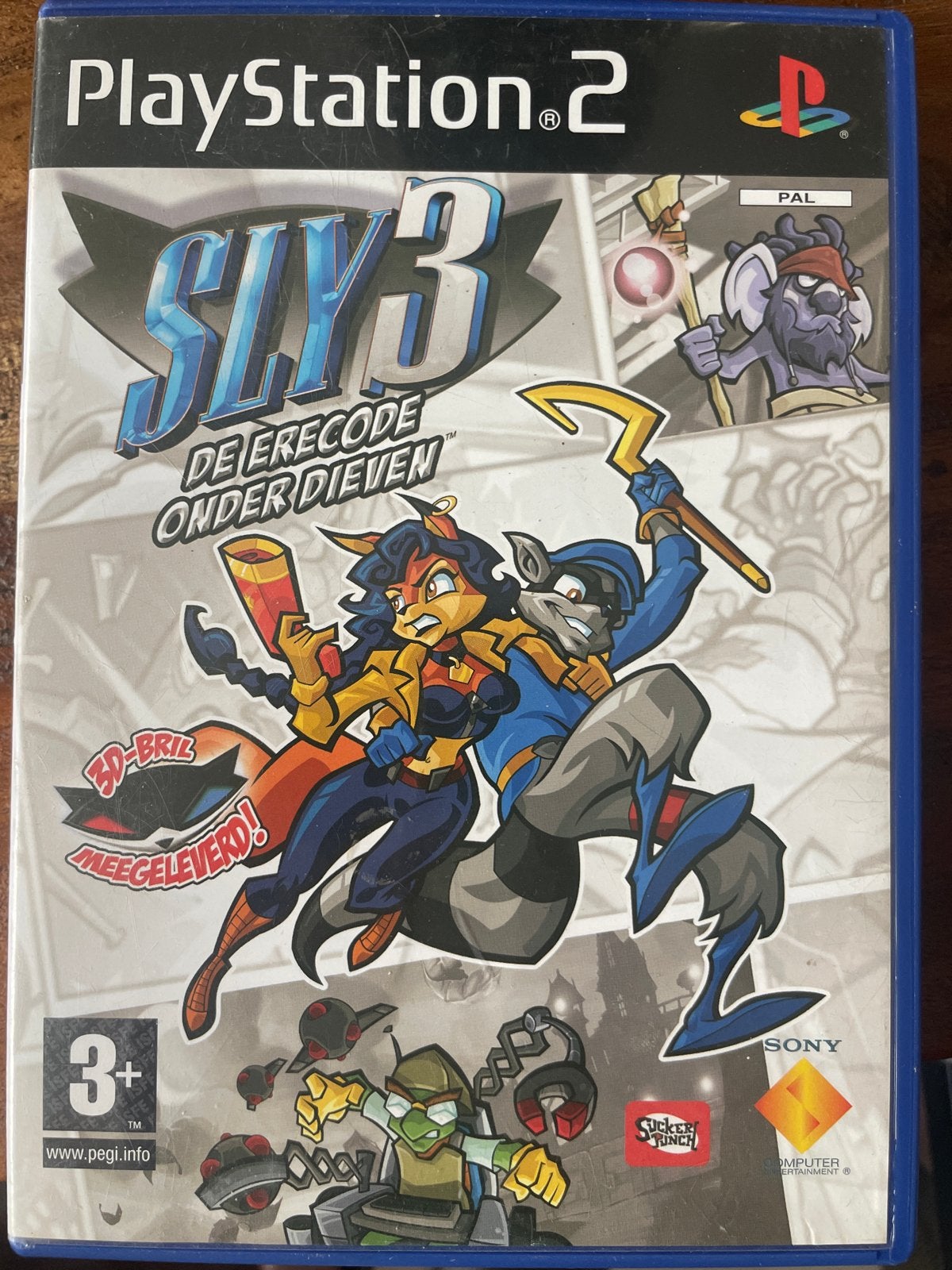 Sly 3: Erecode Onder Dieven - PlayStation 2 (PS2), 1 speler, Zo goed als nieuw, Vanaf 3 jaar, Ophalen