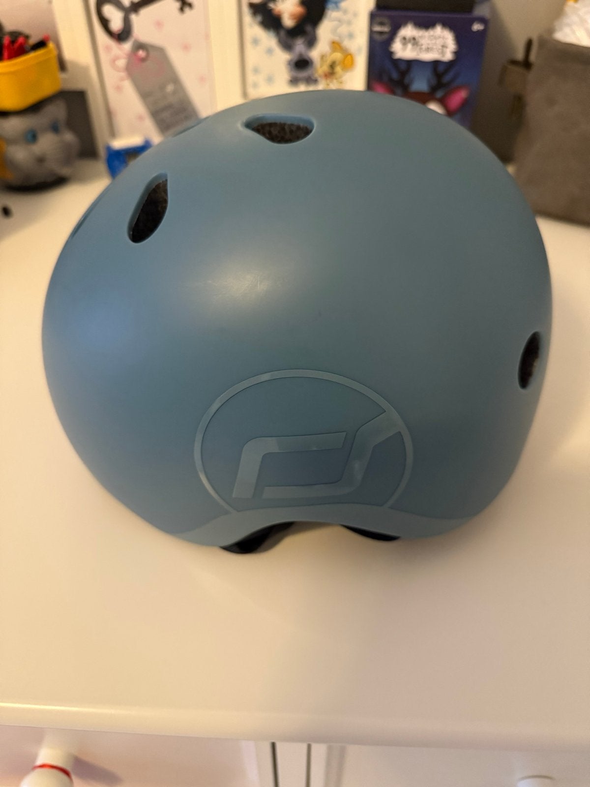 Scoot and Ride helm maat S-M met werkend achterlicht, Ophalen, Zo goed als nieuw, S, Jongen of Meisje