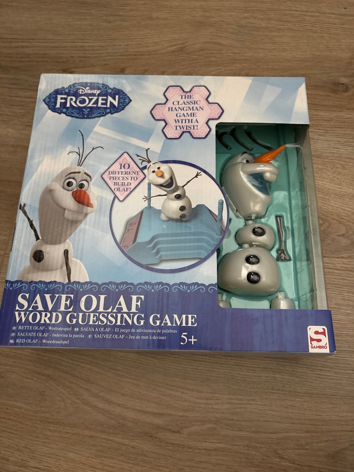 Disney Frozen: Red Olaf Woordraadspel (Hangman met een twist, Een of twee spelers, Ophalen, Nieuw
