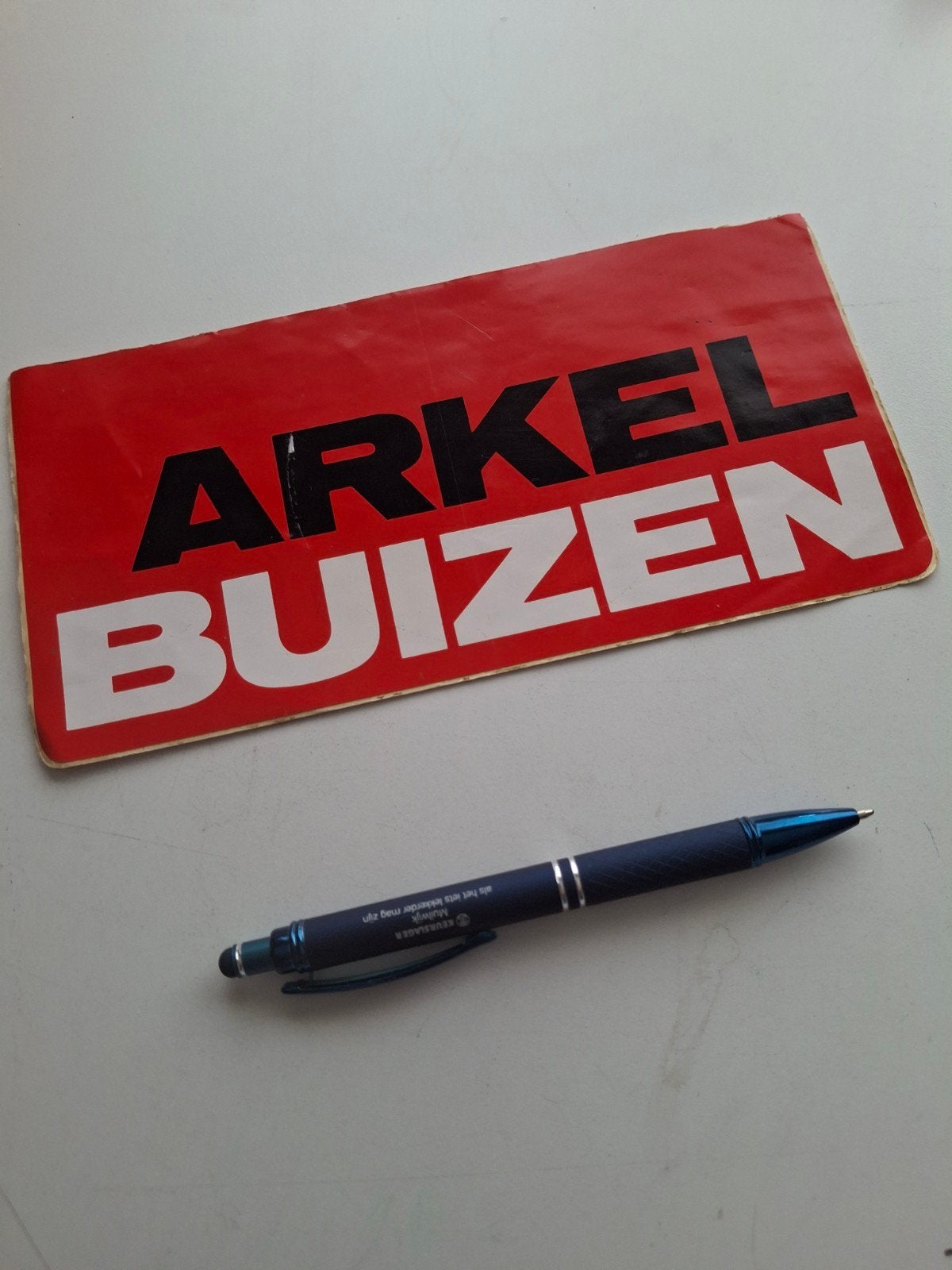 Diverse stickers uit de Alblasserwaard., Verzamelen, Merken en Reclamevoorwerpen, Zo goed als nieuw, Overige typen, Ophalen of Verzenden