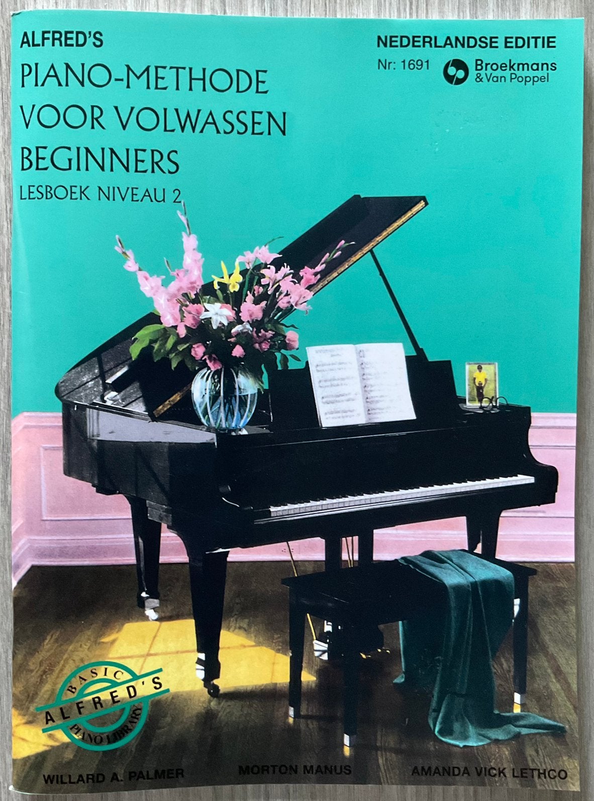Alfred’s Piano Volwassen Beginners 2 - Willard A Palmer, Ophalen of Verzenden, Zo goed als nieuw