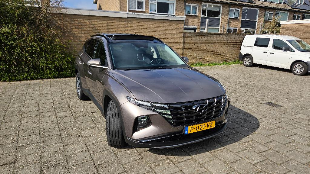 Hyundai Tucson 1.6 T-gdi HEV 230pk Aut. 2022 Brons 41000 km, 750 kg, 179 pk, Lichtsensor, Origineel Nederlands